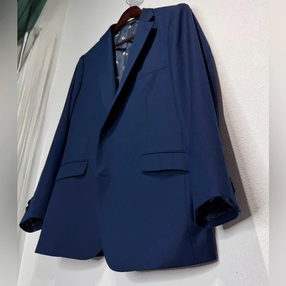 Indochino Custom Navy Blue Suit – Tailored Fit – Sharp & Timeless